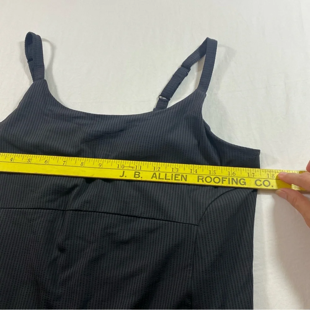 Avia Black Mini Dress Athletic Wear Women’s Large 12-14 Spandex adjustable Strap - Picture 6 of 10